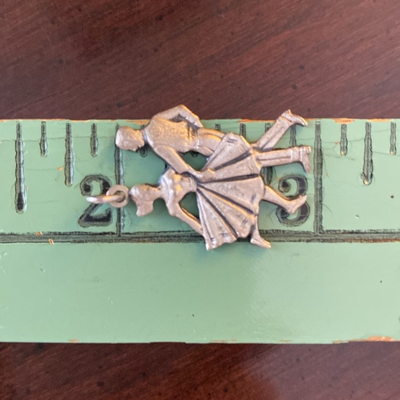 1960’s Vintage Sterling MK Dancing Couple Charm - Picture 4 of 4